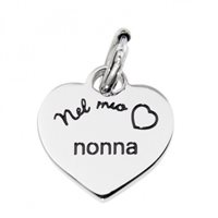 Charm Marlù Nel Mio Cuore in Steel 15CH018 - 15CH018